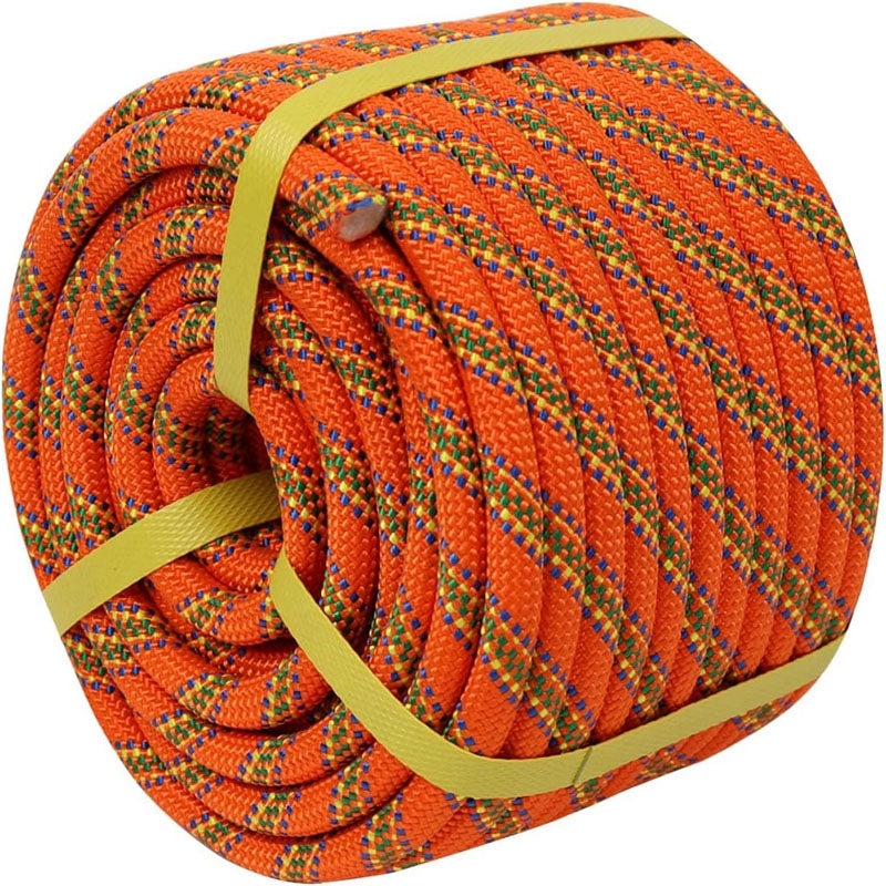 BowLift | 1/2 Inch x 50 Feet Double Braid Rope High Strength Climbing Rope  for Adults & Kids Tree Work Halyard Sailing(Orange)