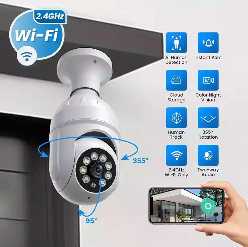 BowLift | Wireless HD Camera in Bulb – Complete Control in Your Hands