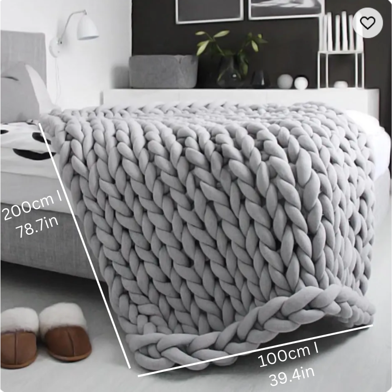 BowLift | Dreamblanket Sleep Blanket – Quilted Organic Cotton Blanket for Relaxation and Stress Relief