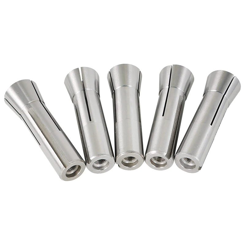 BowLift | 10 pcs Precision R8 Collet Chuck Spring Collet Set, Round Collet Set 3-20MM Fit for CNC Engraving Machine and Milling Lathe Tool
