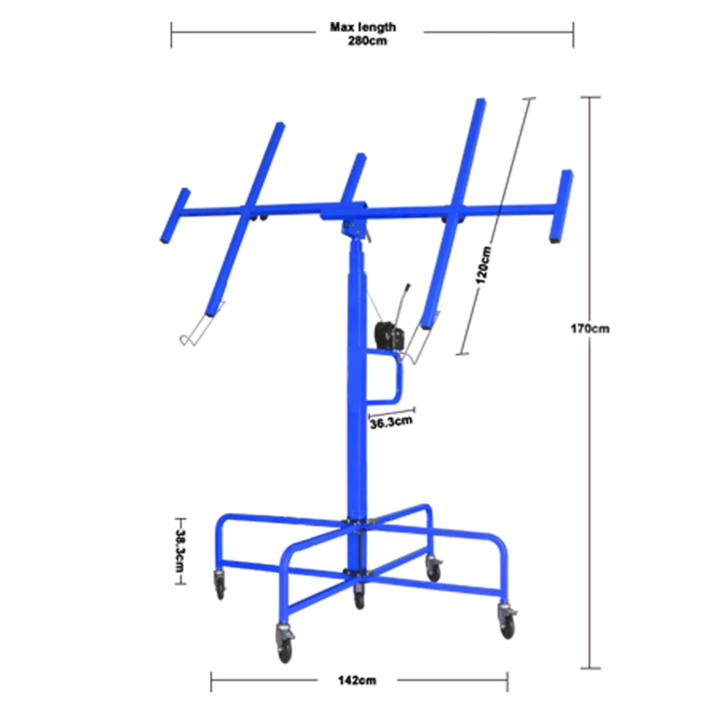 BowLift | 13-Foot Drywall Lift, Can Lift Up To 180 Pounds, Three-Stage Lift Up To 4 Meters