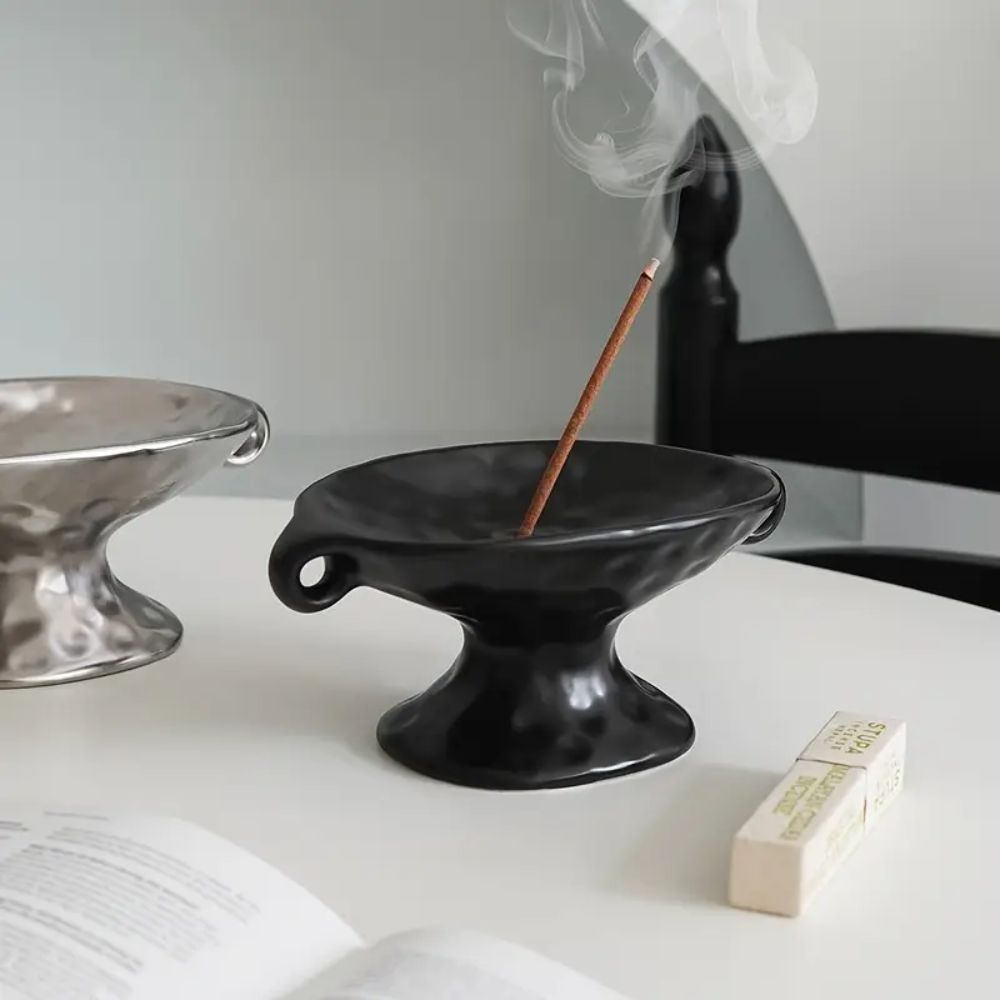 BowLift | Dual-Ear Ceramic Oval Organizer