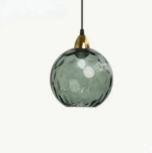 BowLift | Glasora Pendant Light - Transparent Glass Ball with LED Lighting