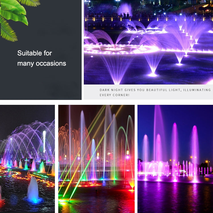 BowLift | 12W Landscape Color Changing Ring LED Stainless Steel Underwater Spotlight (Colorful)