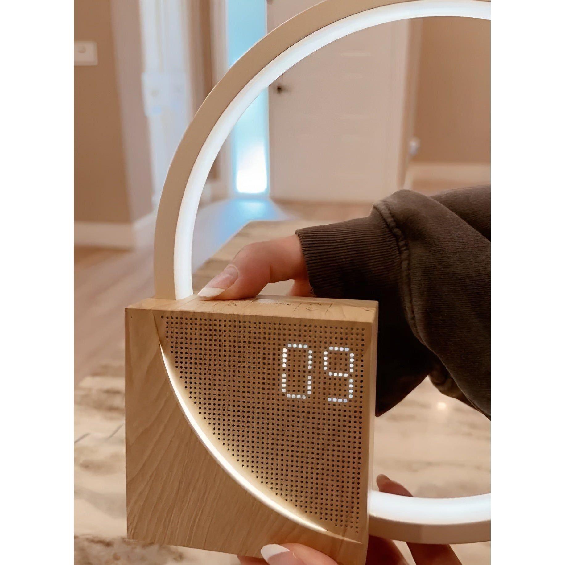 BowLift | Smart Snooze – Sunrise Simulation Alarm Clock with Dimmable Touch Lamp & Soothing Sounds