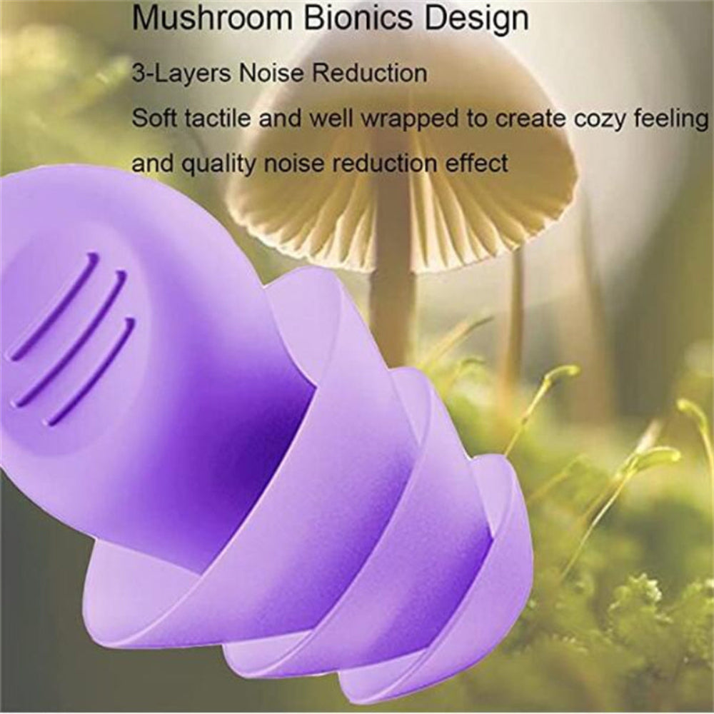 BowLift | Earplugs Noise Reduction Reusable Soft Silicone Sleeping