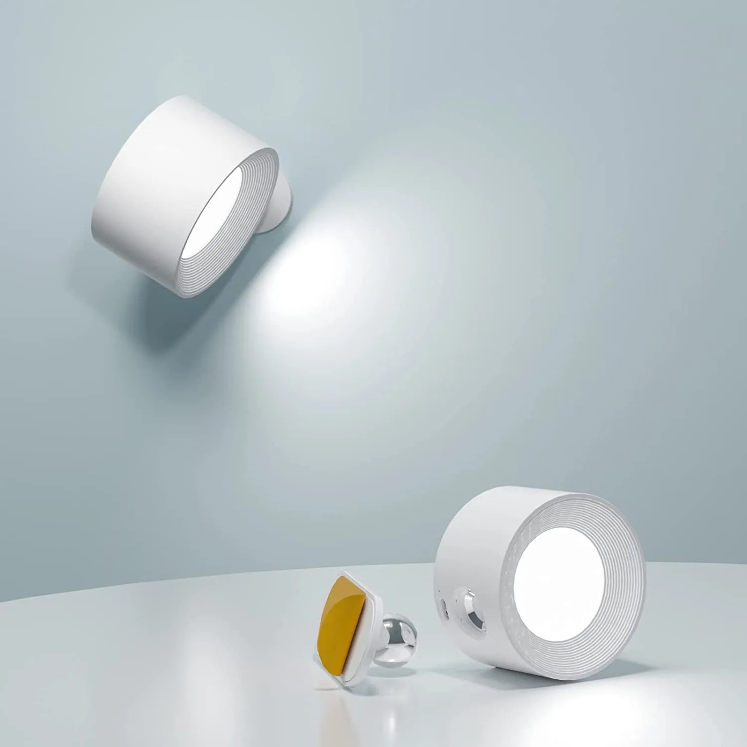 BowLift | Spotlight Wireless Wall Lamp - 360° Rotation, Dimmable, Rechargeable Wall Light
