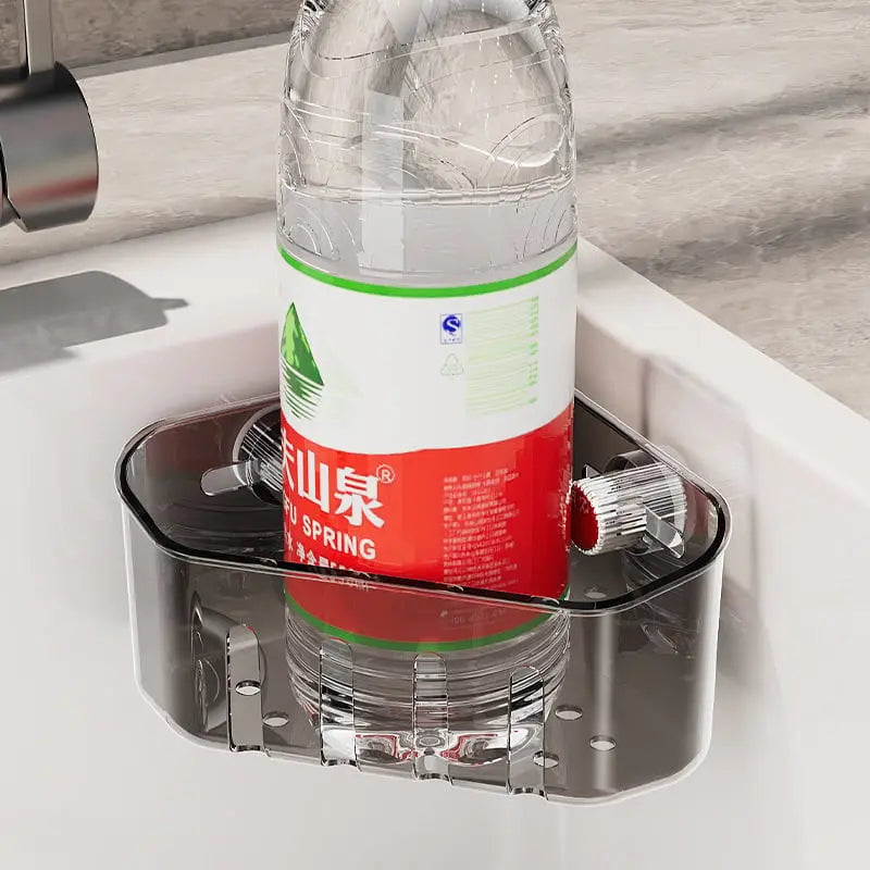 BowLift | Corner shelf with suction cup – Drill-free & space-saving