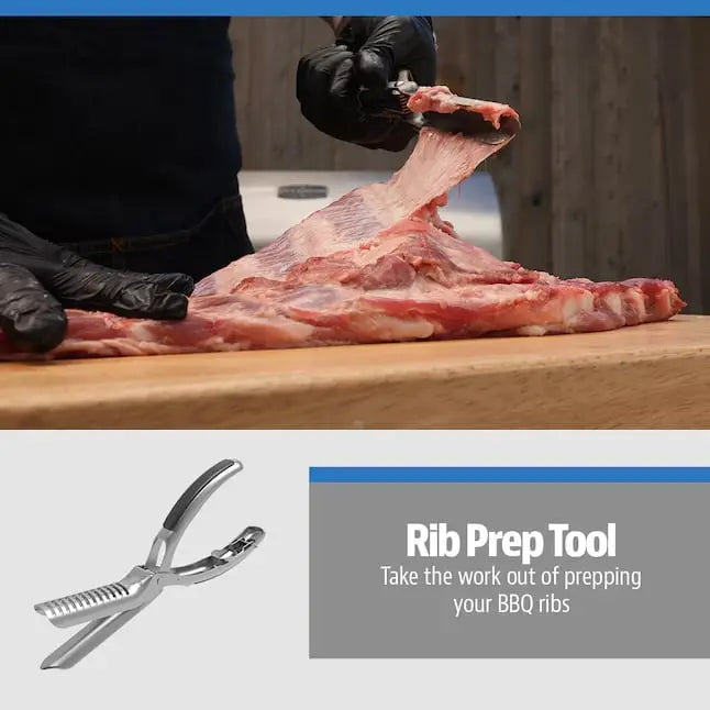 BowLift | Stainless Steel BBQ Rib Preparation Tool with Ergonomic Handle