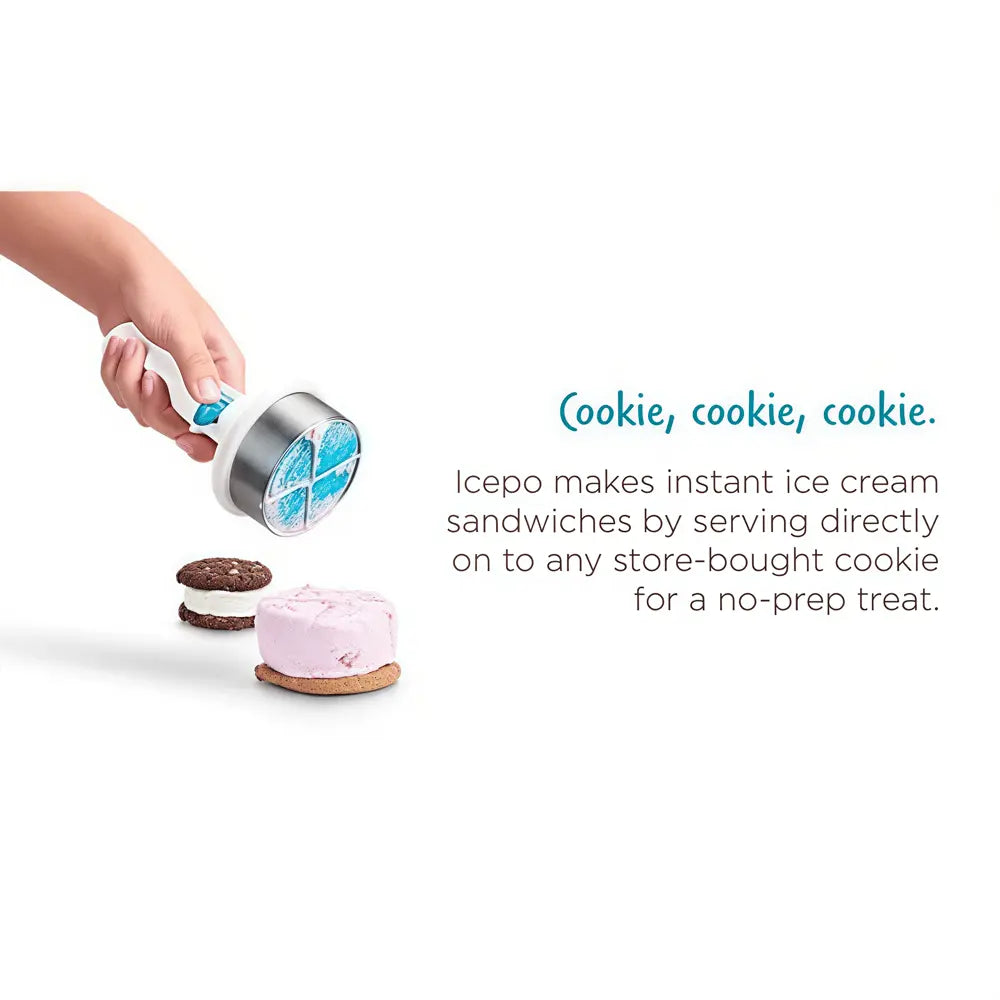 BowLift | Stainless Steel Ice Cream Scoop – With One-Hand Release & Ergonomic Handle