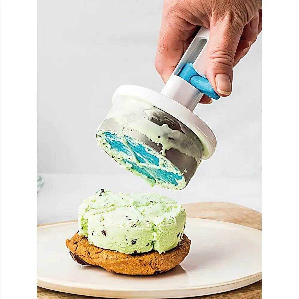 BowLift | Stainless Steel Ice Cream Scoop – With One-Hand Release & Ergonomic Handle