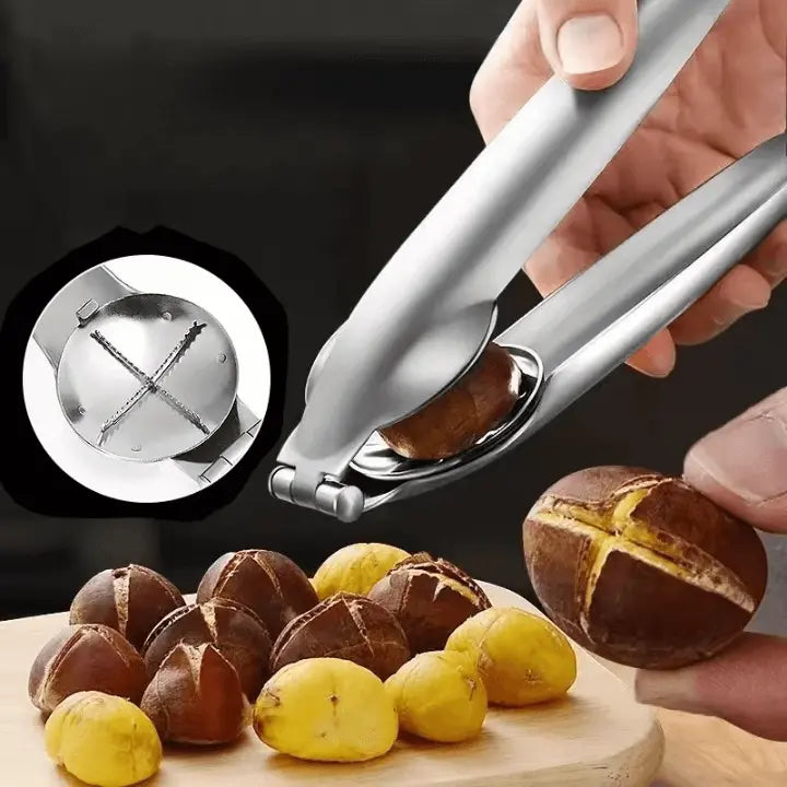 BowLift | Stainless Steel Chestnut Peeler for Easy Shelling