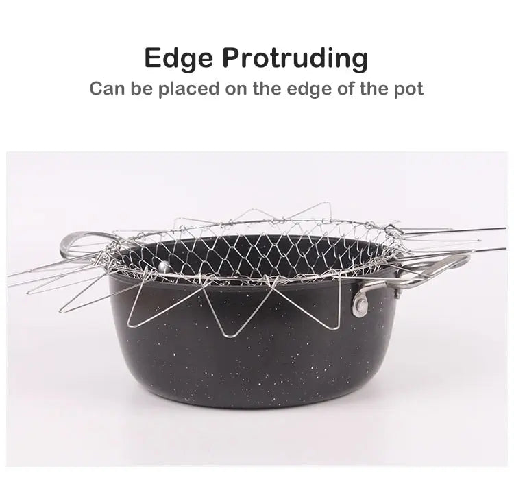 BowLift | Stainless Steel Cooking Basket with Handles – Easy Draining & Serving