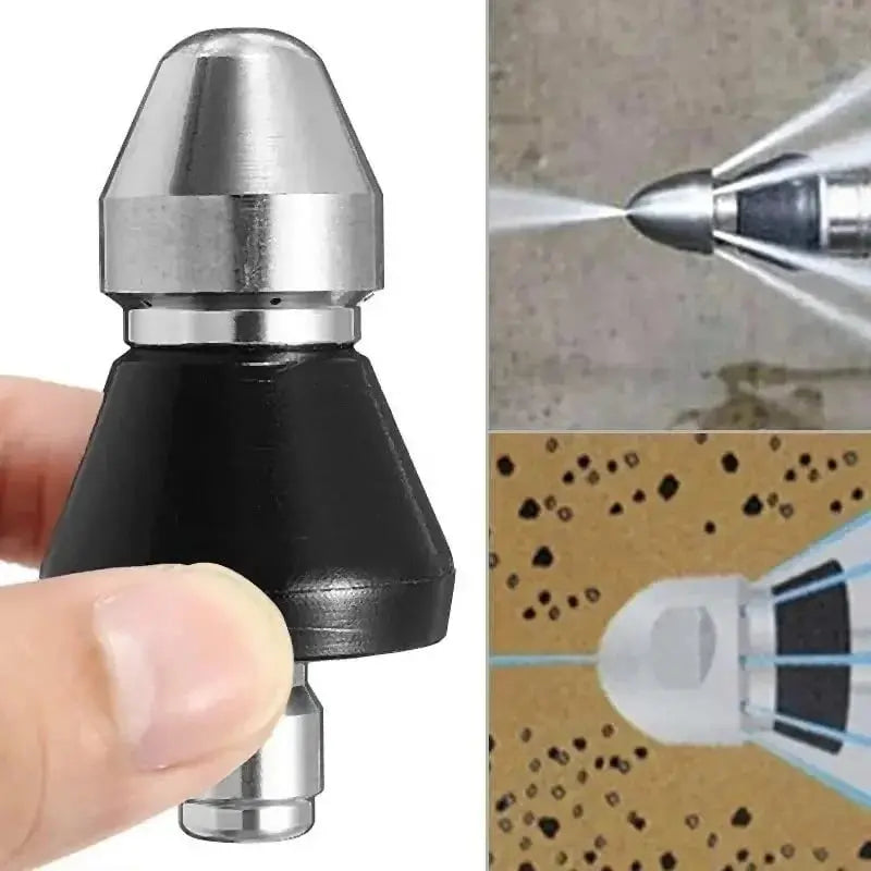 BowLift | Stainless Steel Pipe Cleaning Nozzle with High Pressure Water Jets