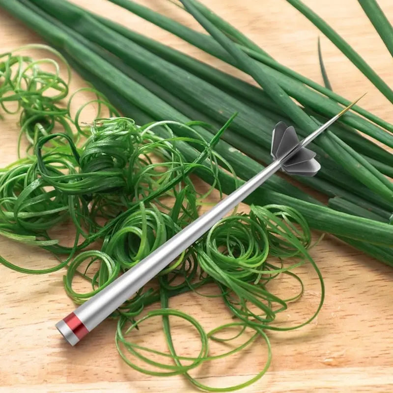 BowLift | Stainless Steel Onion Slicer – for even strips and decorative presentation