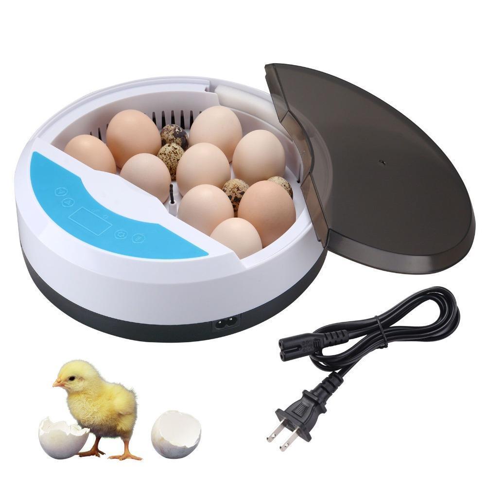 BowLift | Egg Incubator for Chicken Eggs Incubator for Egg Hatching Chicks with Temp Control LED Chicken Hatcher