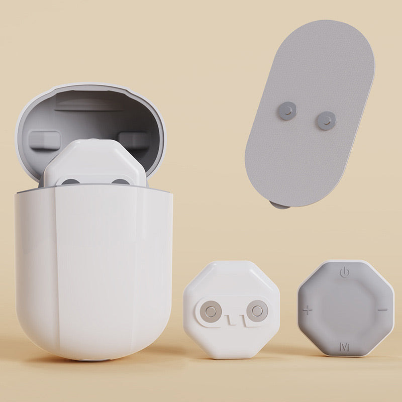 BowLift | Cordless TENS Massage Patch – Portable Pain Relief & Muscle Stimulation Tensiffy with Rechargeable Electric Pulse Technology