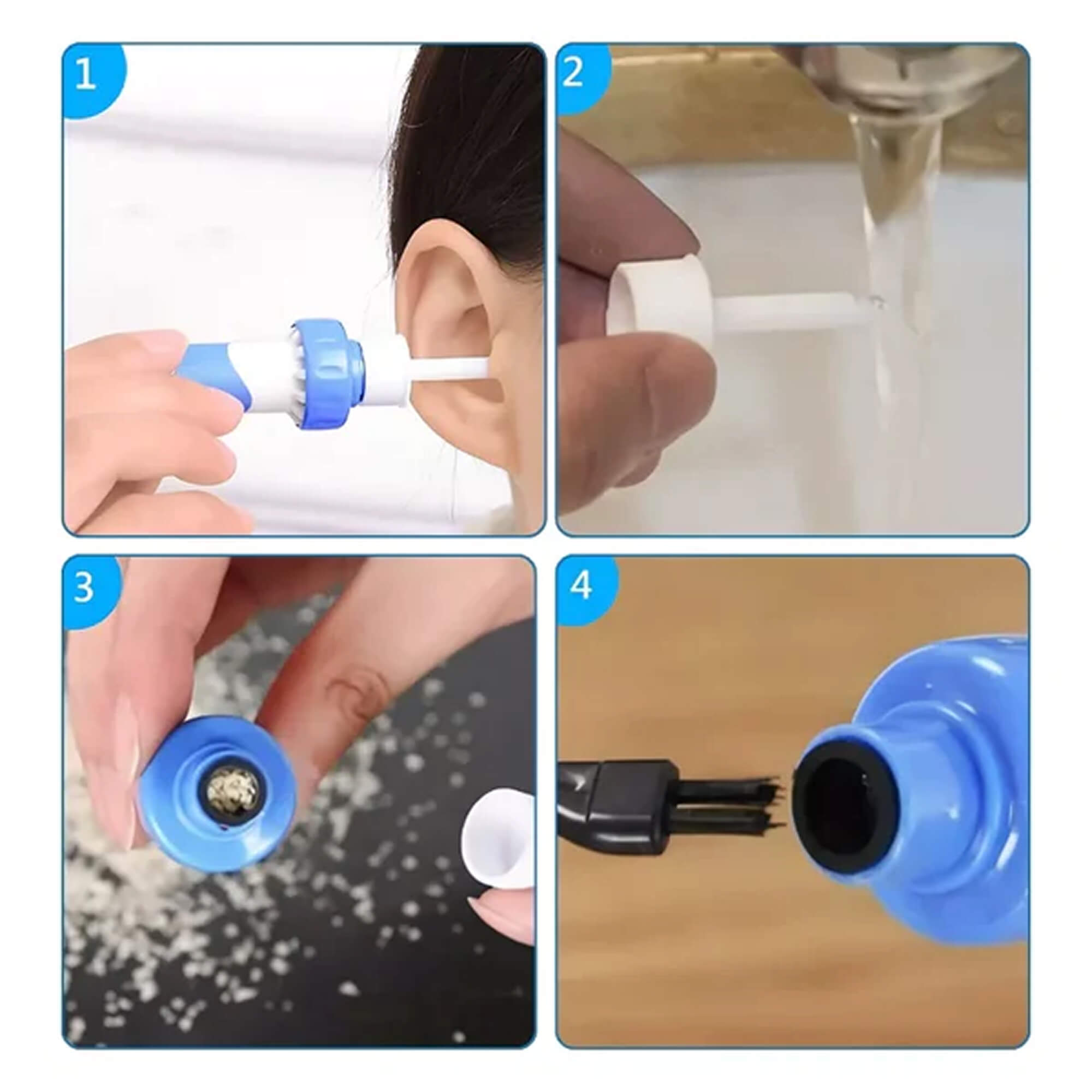 BowLift | Electric Ear Suction Wax Removal Tool | Ergonomic, Silicone Tip & Compact Design for Safe Ear Hygiene at Home or Travel