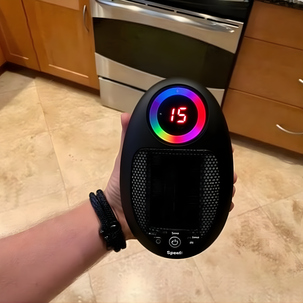 BowLift | Electric Space Heater Portable Ceramic Room Heater Adjustable Temperature