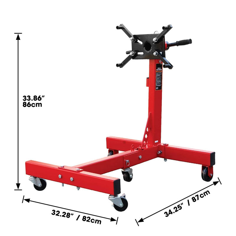 BowLift | Engine Flip Stand 1500LBS Engine Support Stand Foldable Engine Stand