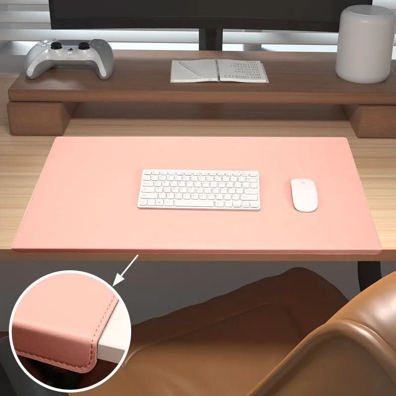 BowLift | Ergonomic PU Leather Desk Mat with Wrist Support