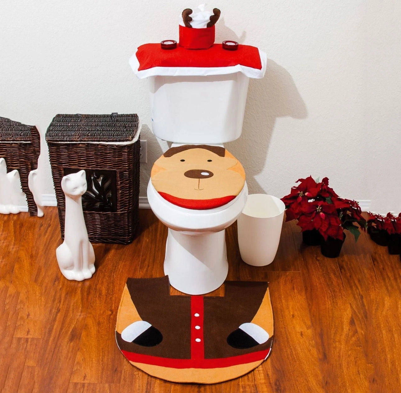 BowLift | 3pc Reindeer Bathroom Set