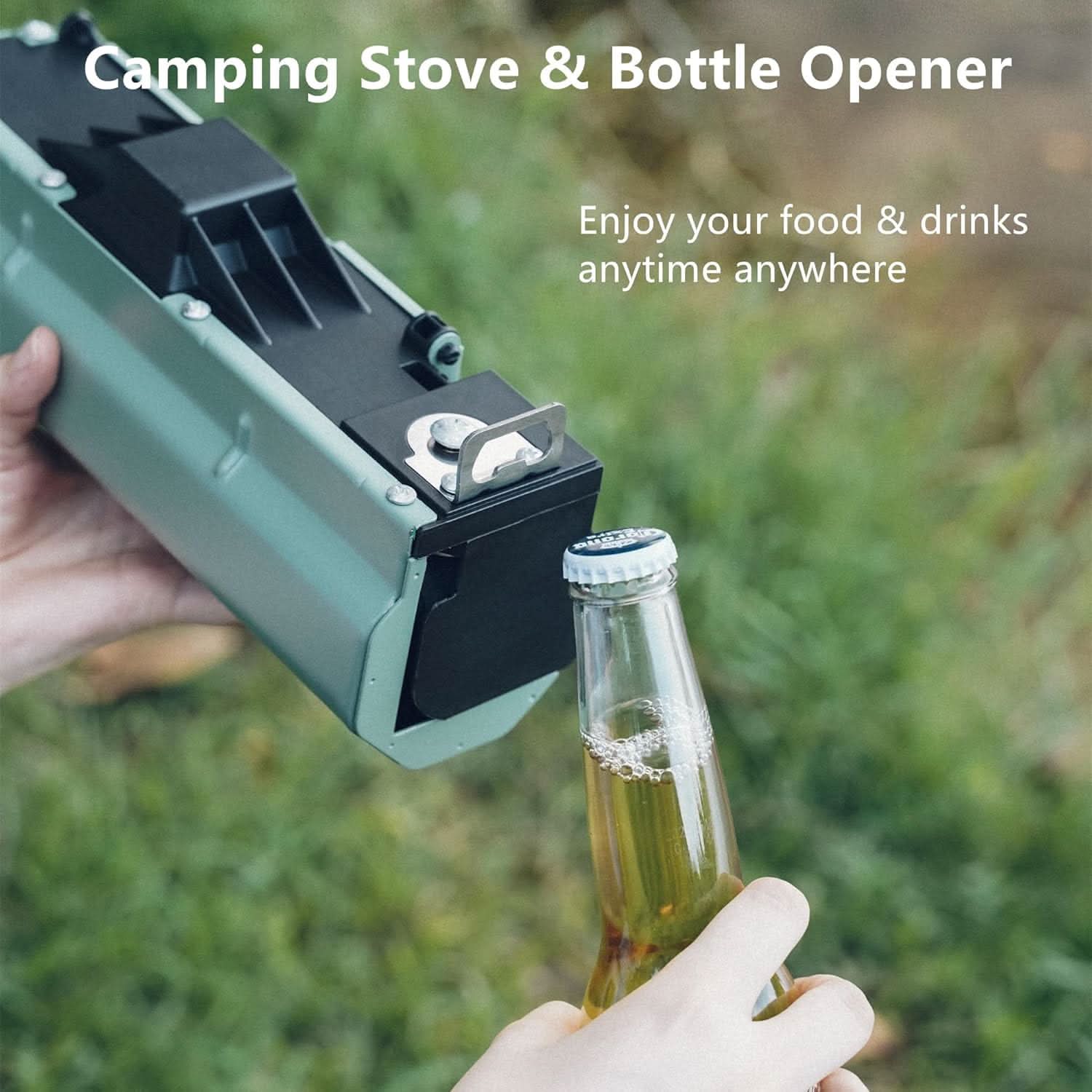 BowLift | Compact camping stove set with butane gas bottle & carrying bag