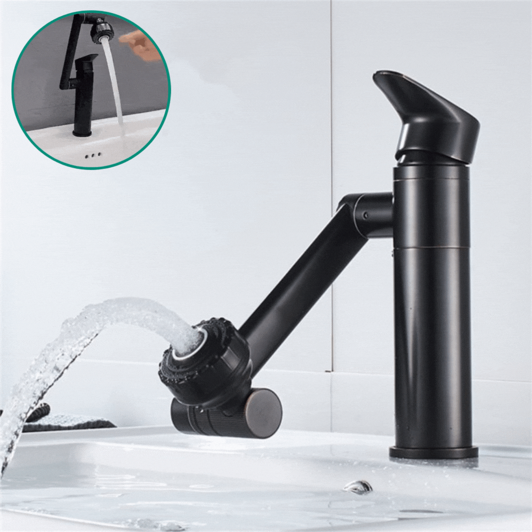 BowLift | Flexible faucet with 360° spray function for bathroom & kitchen