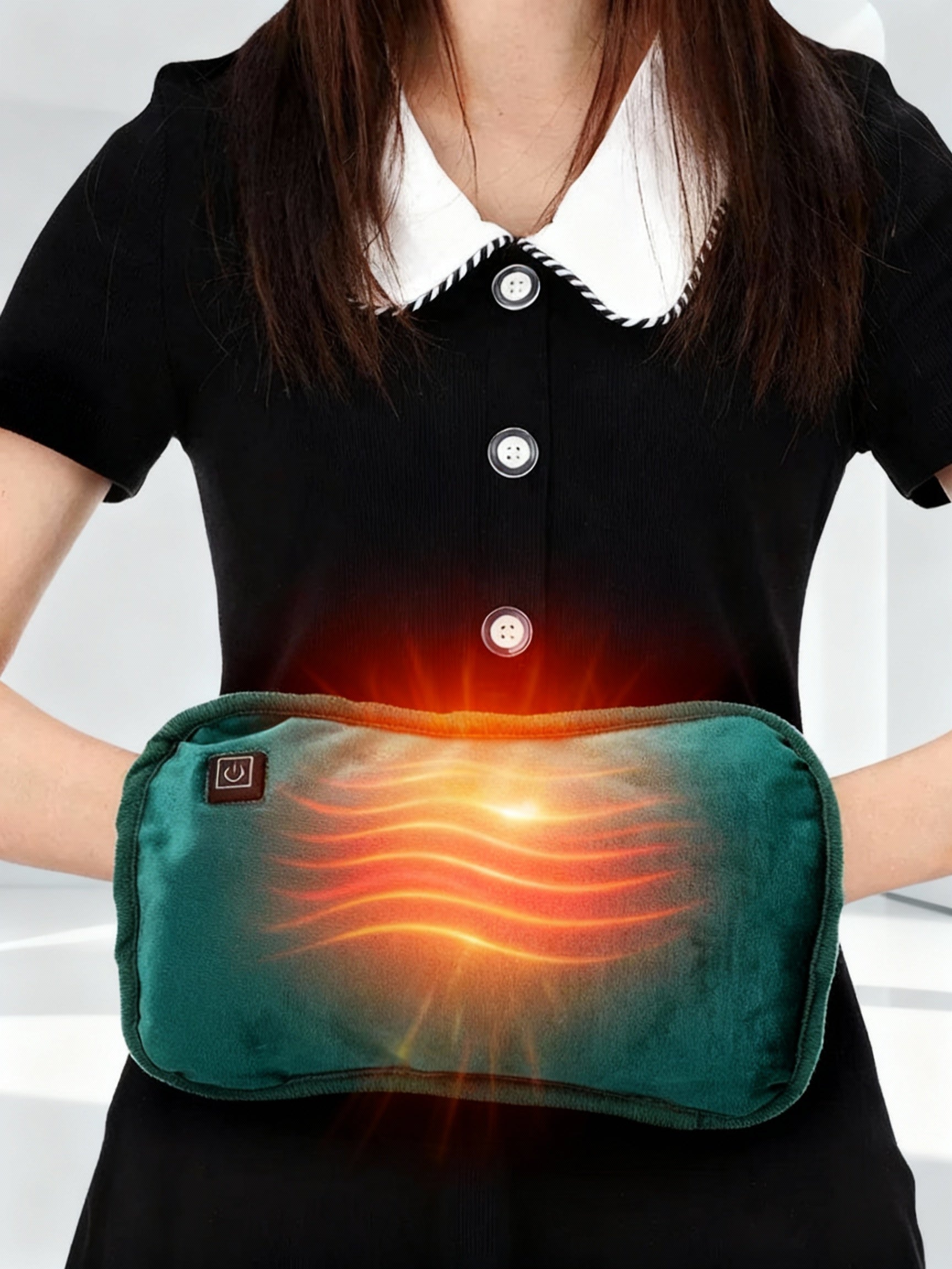 BowLift | Portable USB Rechargeable Heating Pad | 30x20 cm | Fast Heating, Multipurpose Hand/Body Warmer