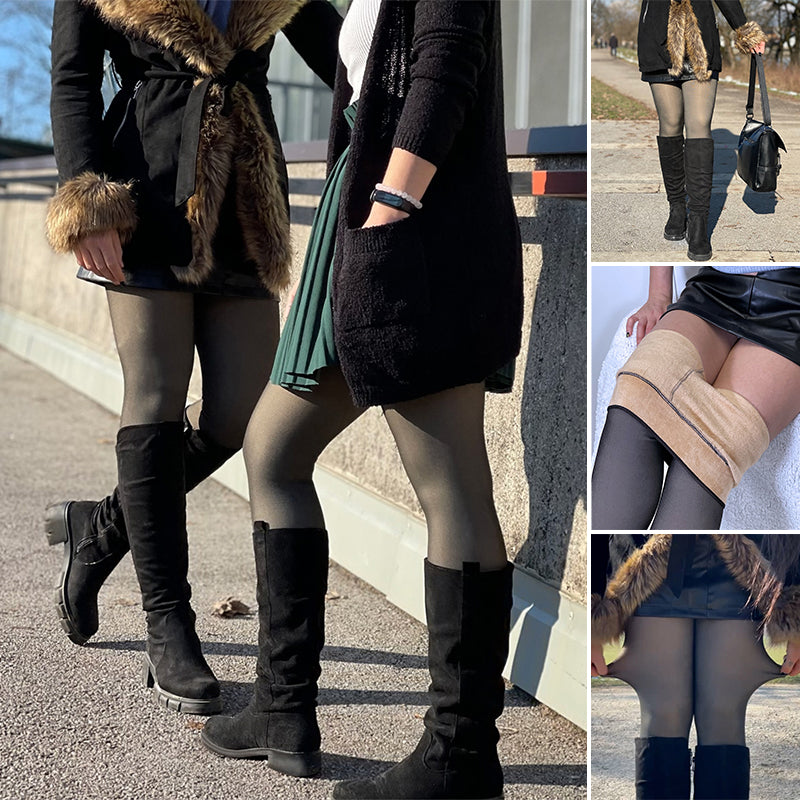 BowLift | Flawless Legs Fake Transparent Warm Tights