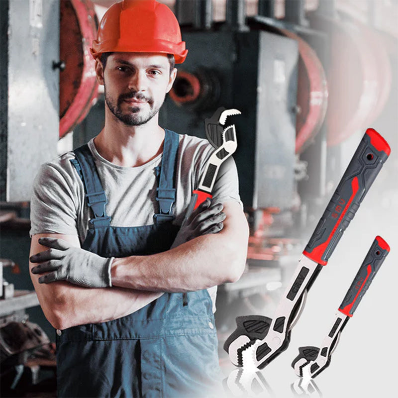 BowLift | Industrial Quality Multifunctional Self-Locking Pipe Wrench Tool