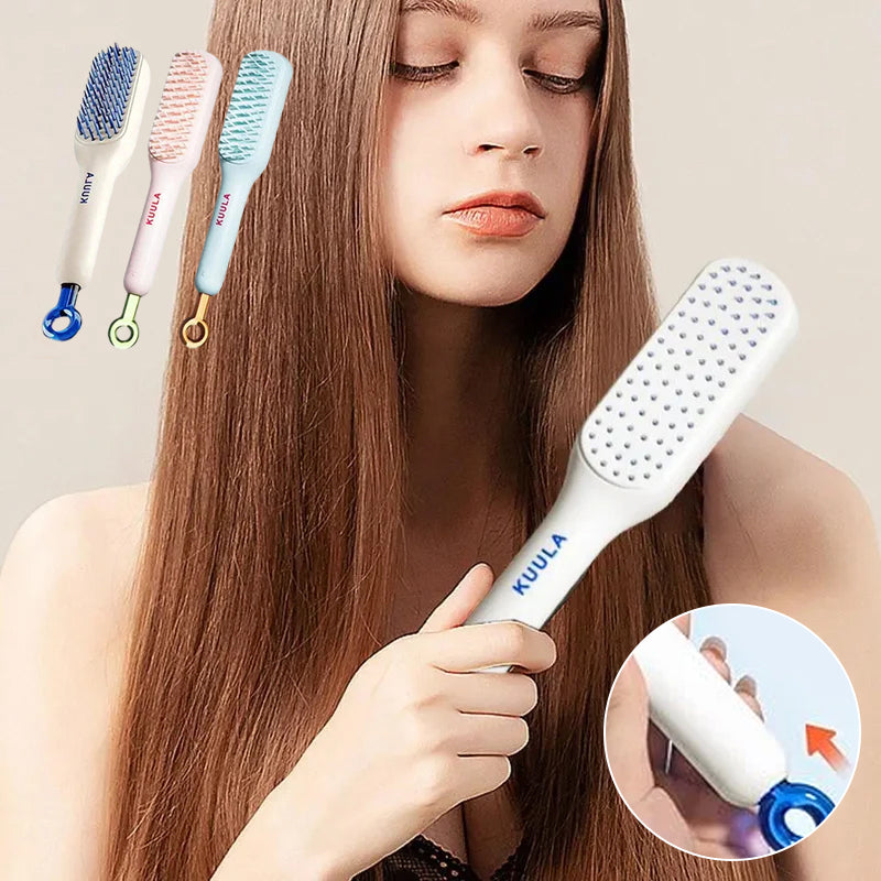 BowLift | Self-Cleaning Antistatic Massage Comb