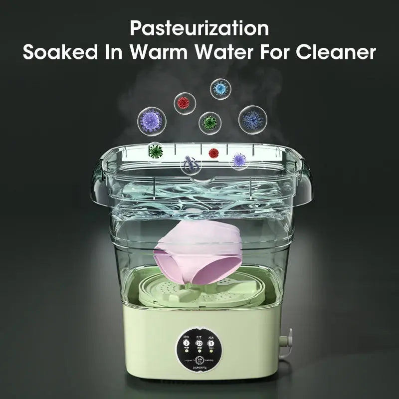 BowLift | Foldable Mini Washing Machine 4.5 L – compact & gentle