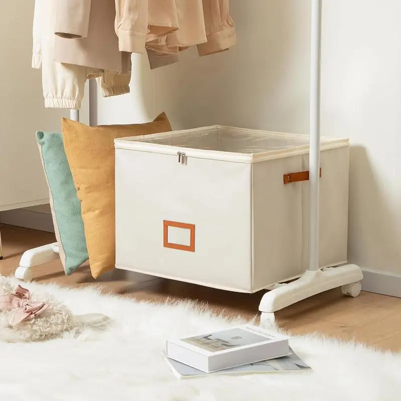 BowLift | Foldable shoe box made of fabric – With 16 individually adjustable compartments