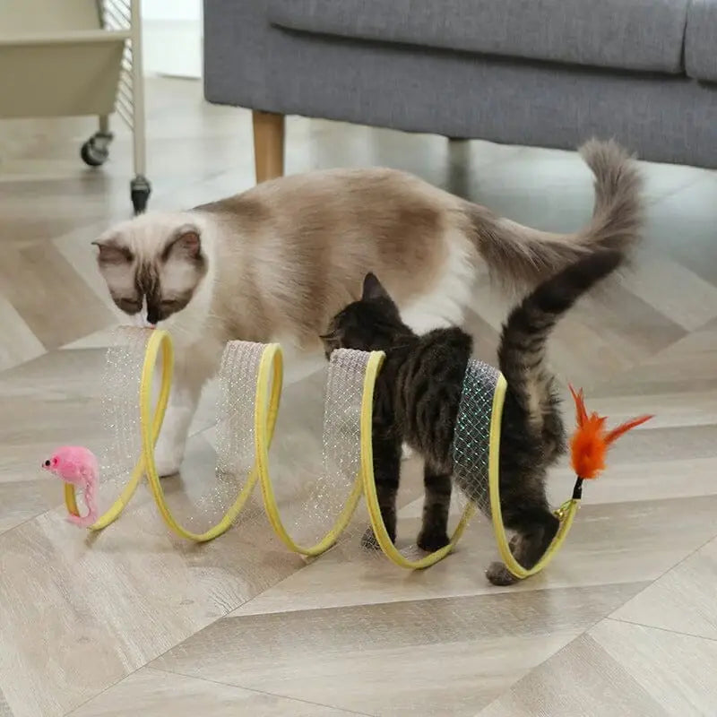 BowLift | Collapsible Cat Tunnel with Integrated Toys
