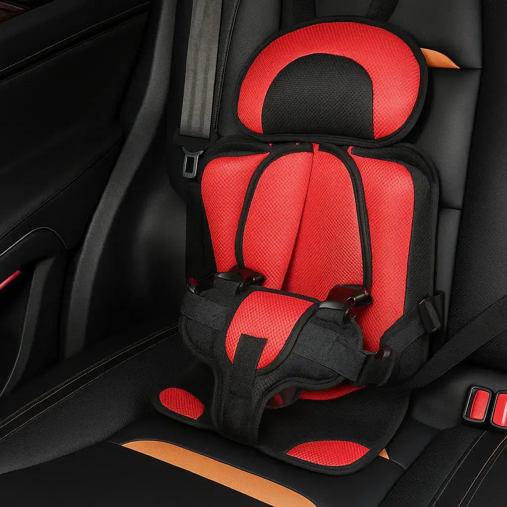 BowLift | Collapsible Child Car Seat with Strap – Secure Hold & Breathable Mesh Fabric