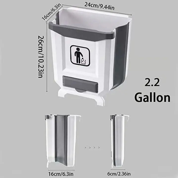 BowLift | Foldable Kitchen Trash Can – Space-Saving for Cabinet Doors