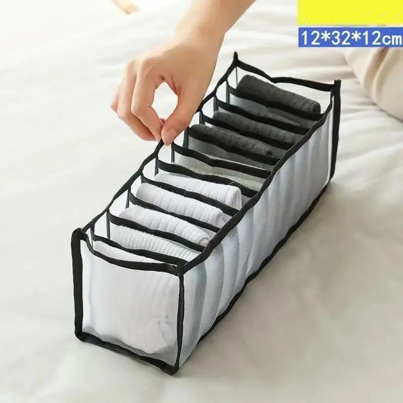 BowLift | Foldable Mesh Dress Organizer – Perfect Separation of Pants & Shirts