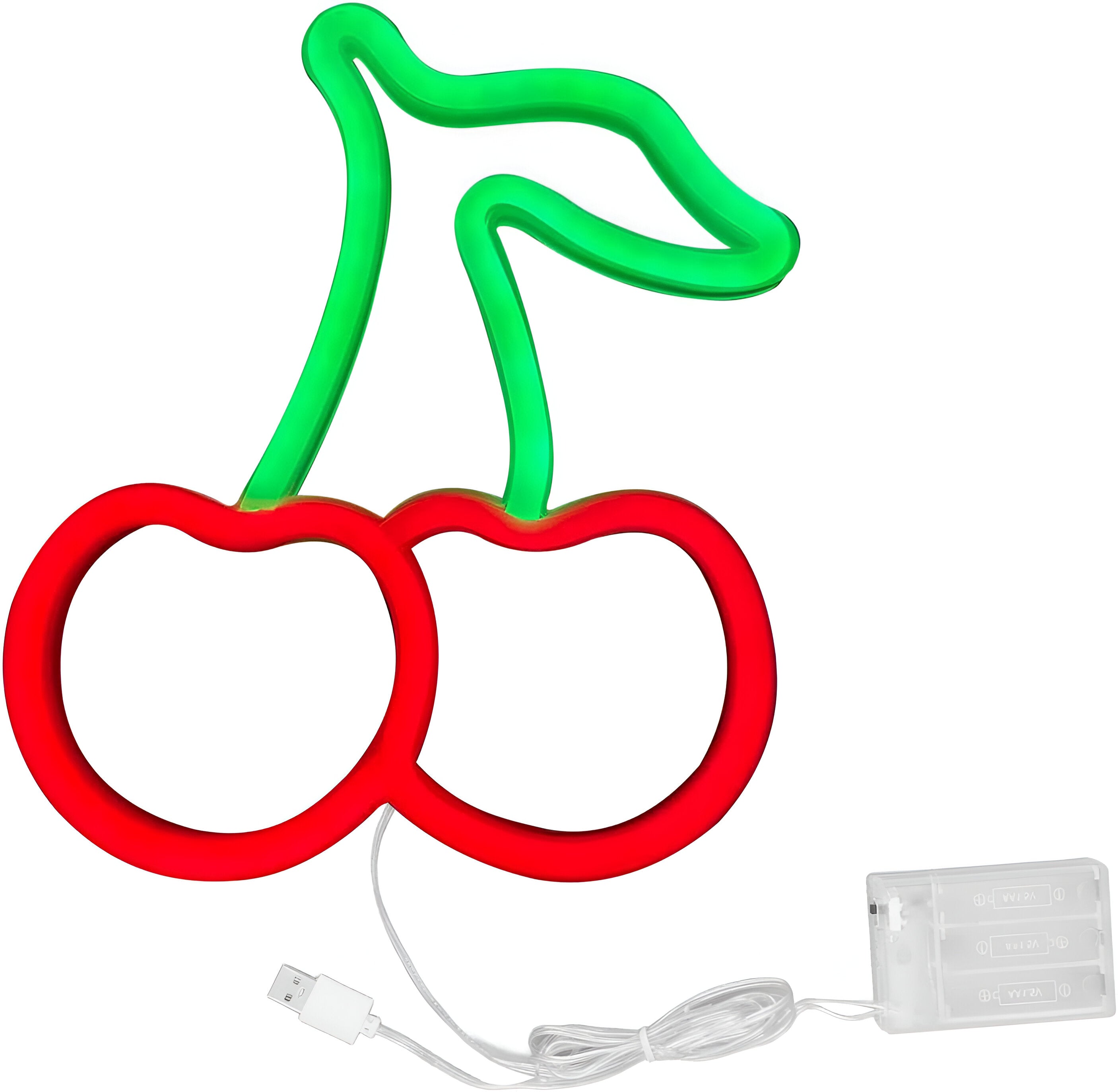 BowLift | Fast Food LED Neon Light – Colorful Wall Decoration with USB Connection