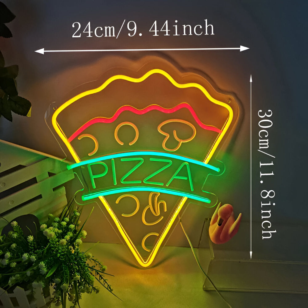 BowLift | Fast Food LED Neon Light – Colorful Wall Decoration with USB Connection