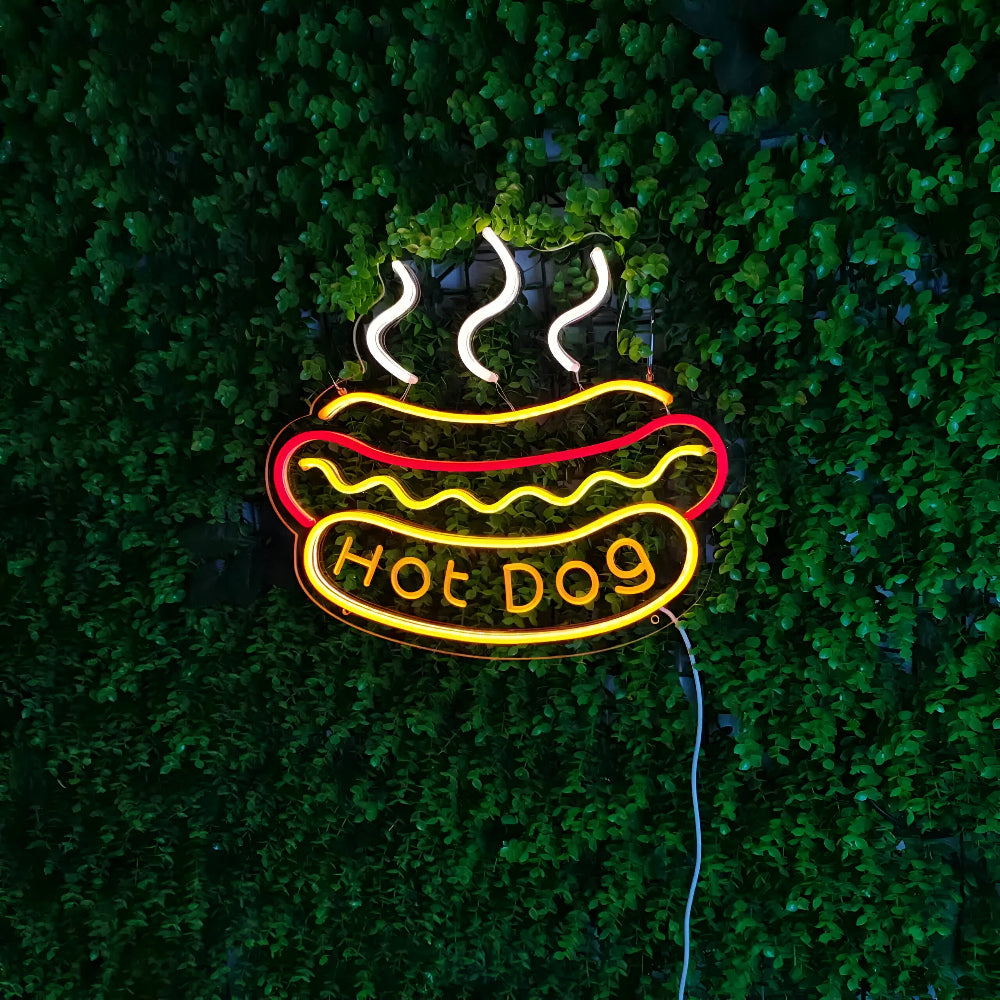 BowLift | Fast Food LED Neon Light – Colorful Wall Decoration with USB Connection