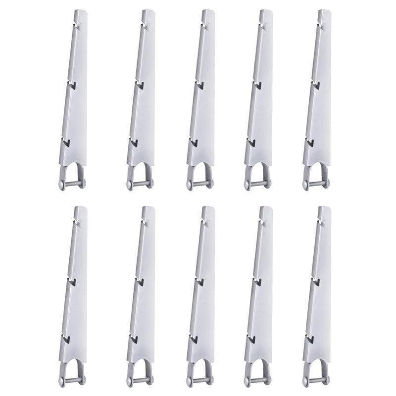 BowLift | 10 Pack 15.7 Inch Barbed Wire Arms, U-Shaped Bracket Design For Garden Outdoor
