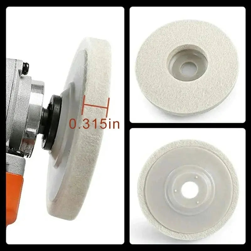 BowLift | Felt Polishing Disc for Polishing and Shining