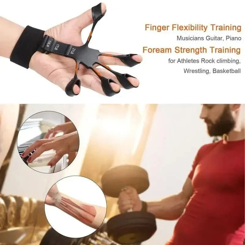 BowLift | Finger & hand trainer with 6 resistance levels for more grip strength & flexibility