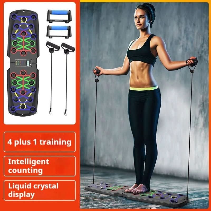 BowLift | Complete Fitness Set for Home with Resistance Bands & AB Roller