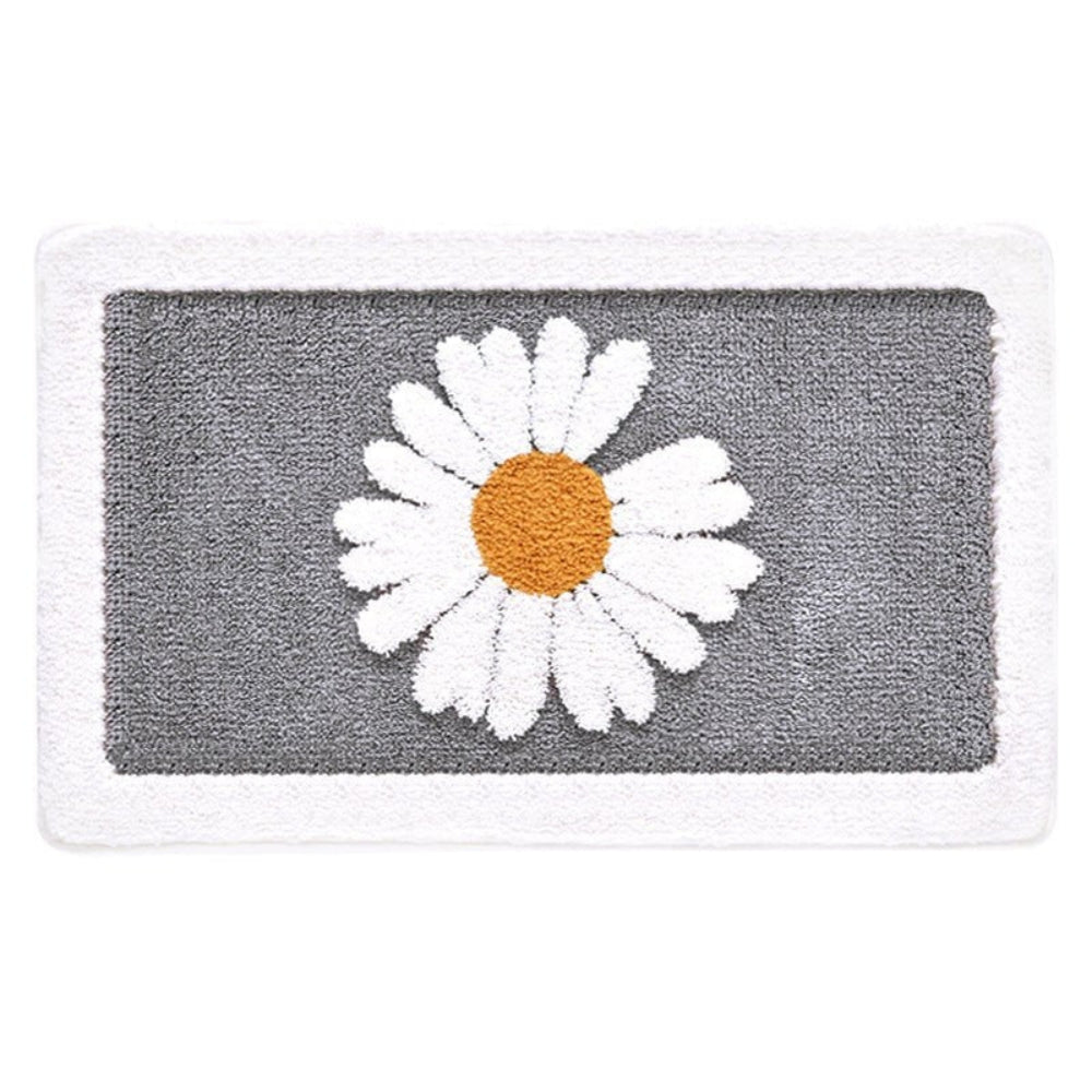 BowLift | Fleur Plush Floral Bath Mat
