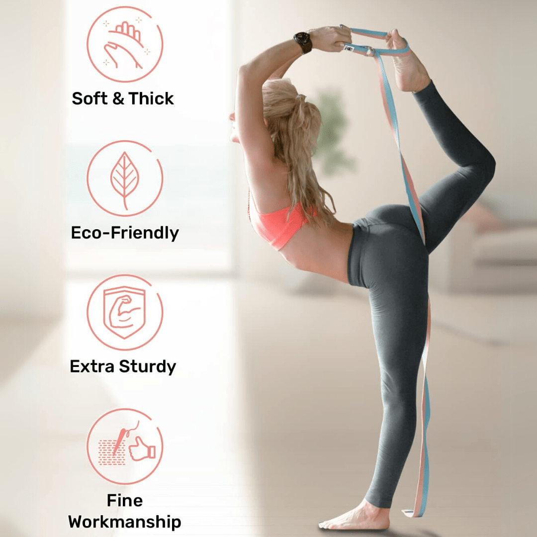 BowLift | Adjustable Stretch Band for Yoga & Flexibility Training