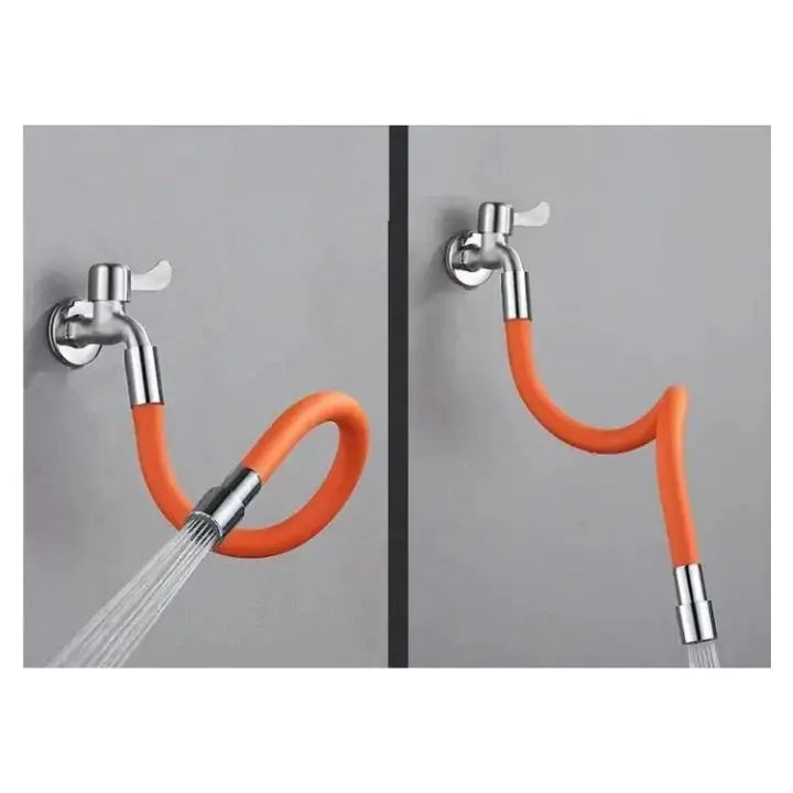 BowLift | Flexible faucet extension – 50cm 360° swivel & water-saving