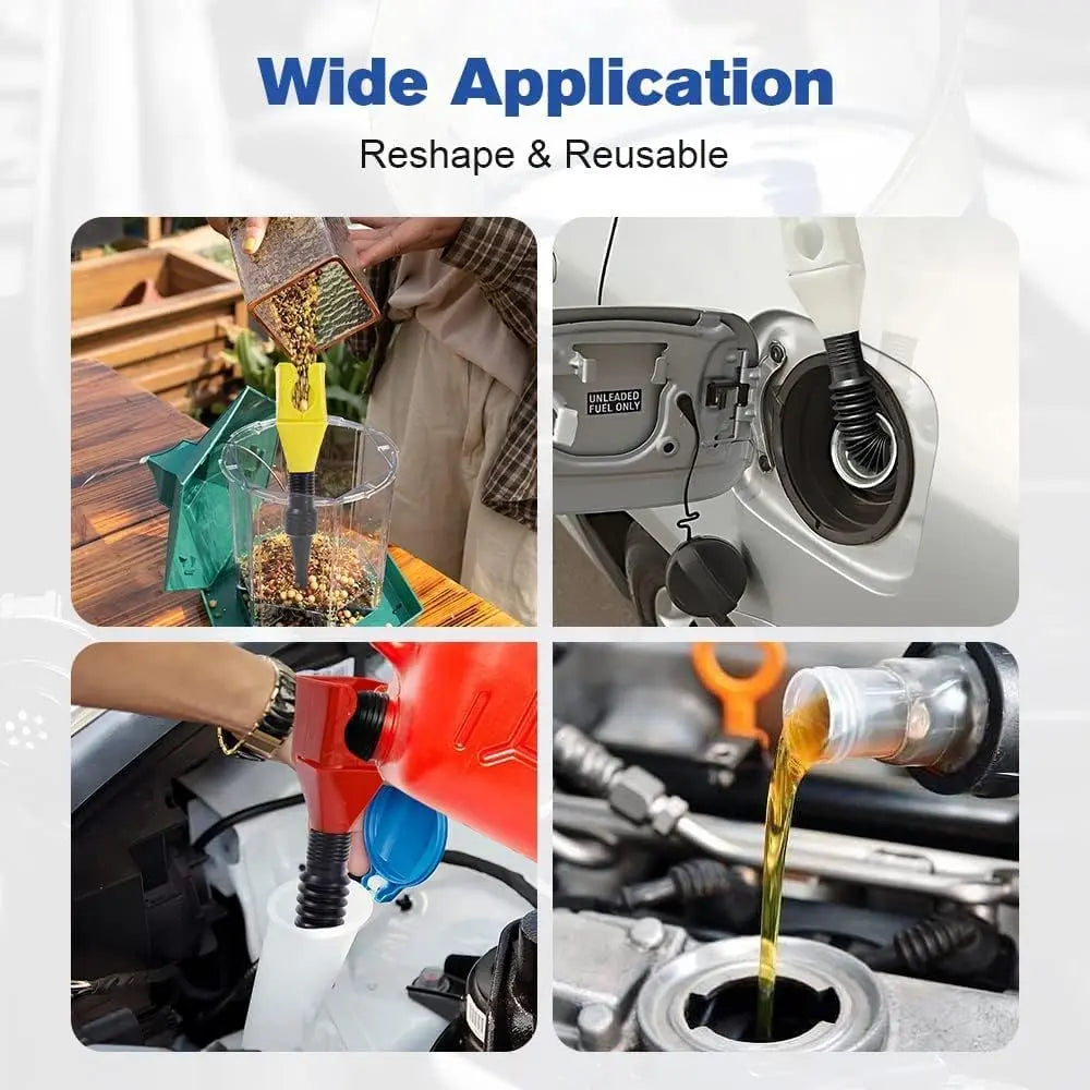 BowLift | Flexible funnel with wide opening and built-in filter – No more spills!
