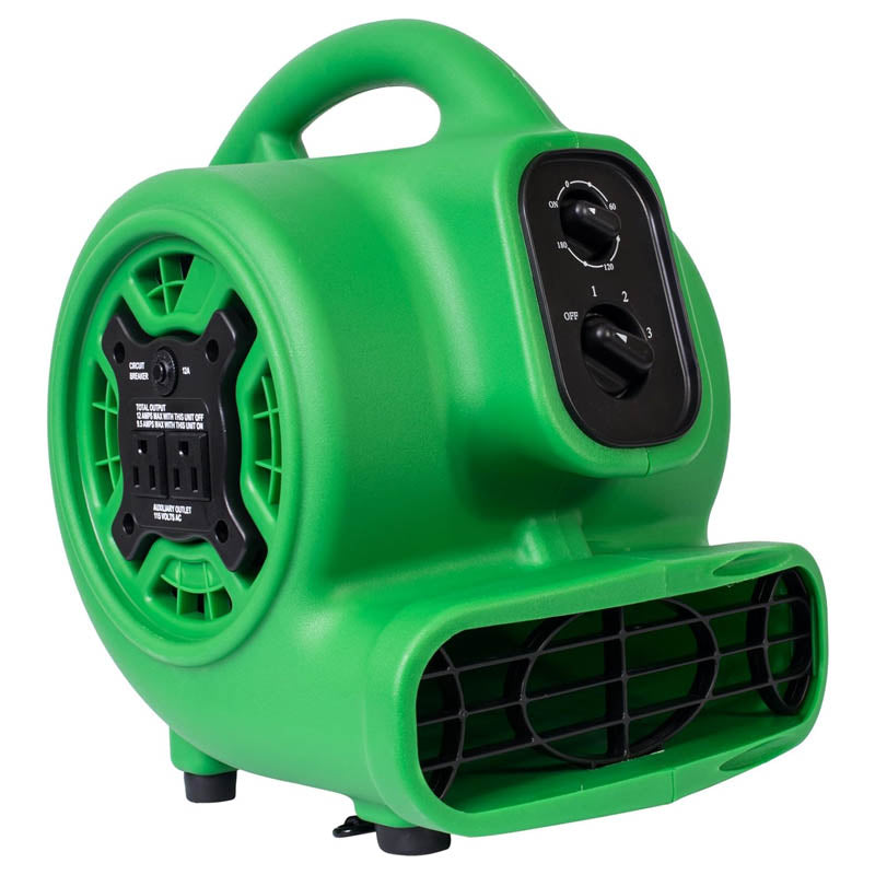 BowLift | Floor Blower 1/4 HP 925 CFM Air Mover with 4 Blowing Angles for Janitorial Home Commercial Industrail Use